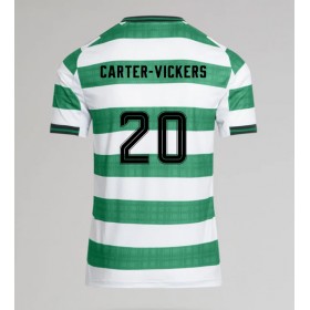 Pánské fotbalový oblečení Celtic Cameron Carter-Vickers #20 Domácí košile 2025-26 Krátkým Rukávem
